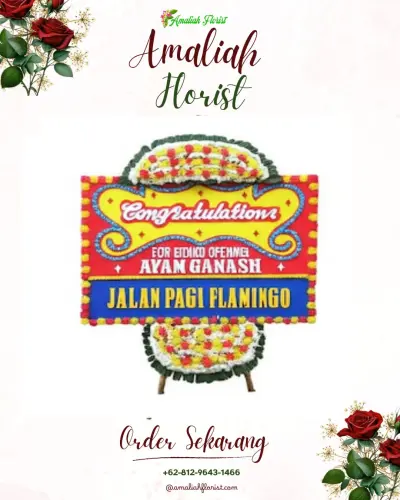 Bunga Papan Congratulation di Aketobololo